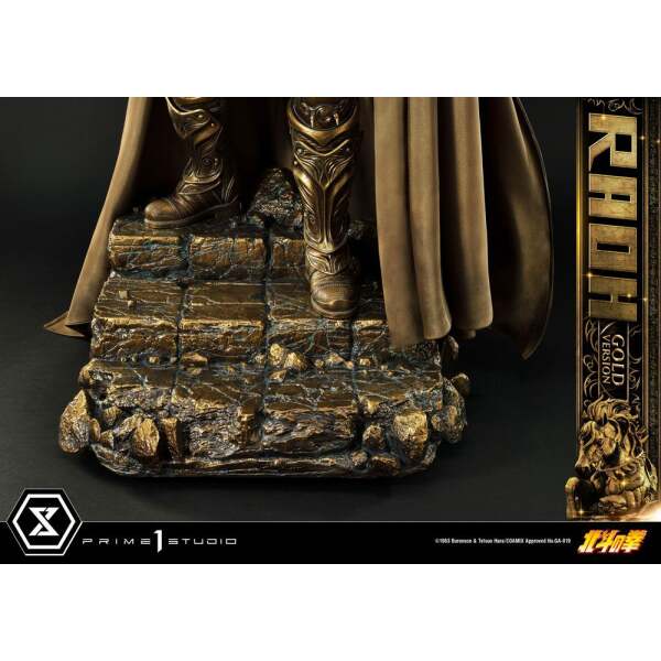 Estatua Raoh Gold Version Fist of the North Star 1/4 78 cm - Collector4U.com