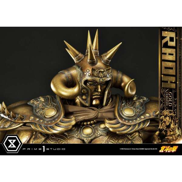 Estatua Raoh Gold Version Fist of the North Star 1/4 78 cm - Collector4U.com