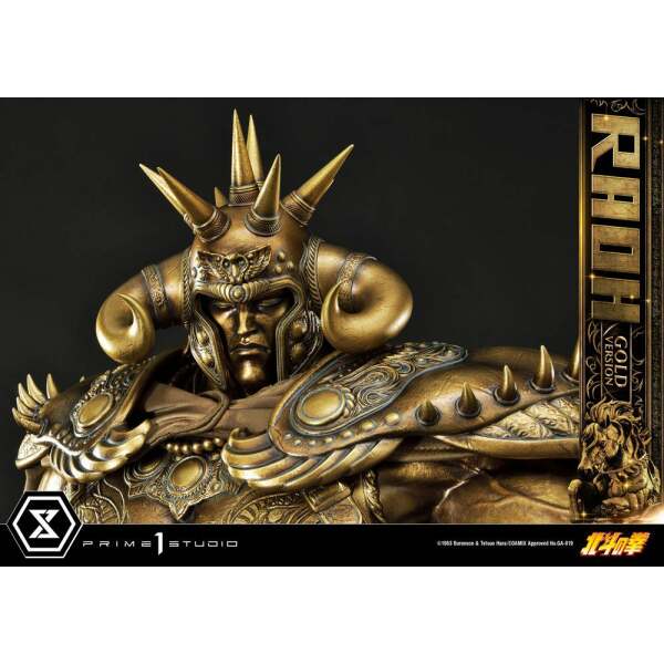 Estatua Raoh Gold Version Fist of the North Star 1/4 78 cm - Collector4U.com