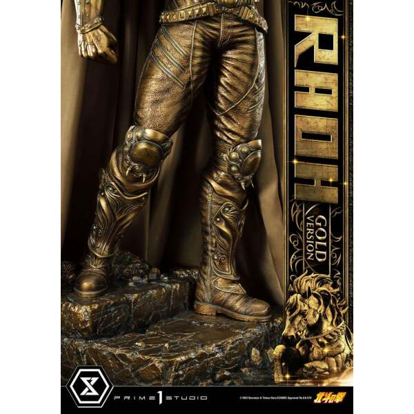 Estatua Raoh Gold Version Fist of the North Star 1/4 78 cm - Collector4U.com