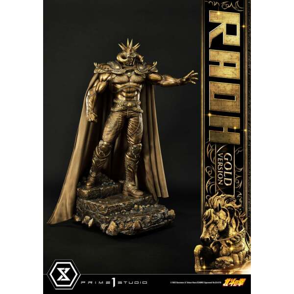 Estatua Raoh Gold Version Fist of the North Star 1/4 78 cm - Collector4U.com