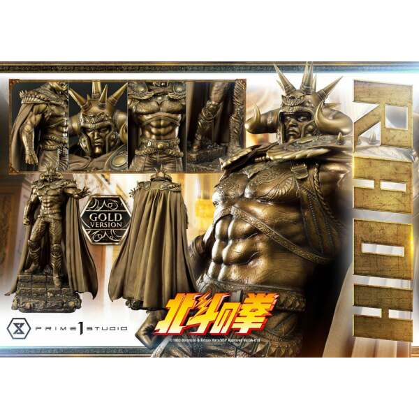 Estatua Raoh Gold Version Fist of the North Star 1/4 78 cm - Collector4U.com