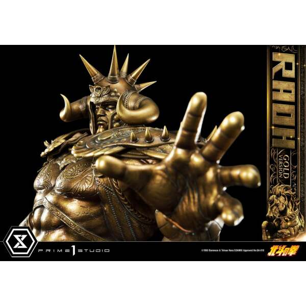 Estatua Raoh Gold Version Fist of the North Star 1/4 78 cm - Collector4U.com