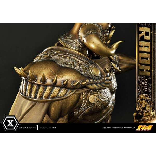 Estatua Raoh Gold Version Fist of the North Star 1/4 78 cm - Collector4U.com