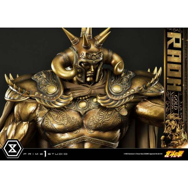 Estatua Raoh Gold Version Fist of the North Star 1/4 78 cm - Collector4U.com