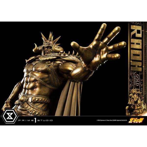 Estatua Raoh Gold Version Fist of the North Star 1/4 78 cm - Collector4U.com