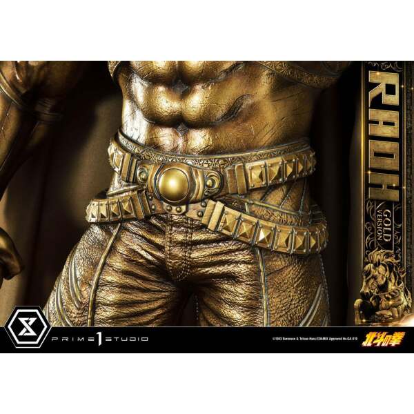 Estatua Raoh Gold Version Fist of the North Star 1/4 78 cm - Collector4U.com