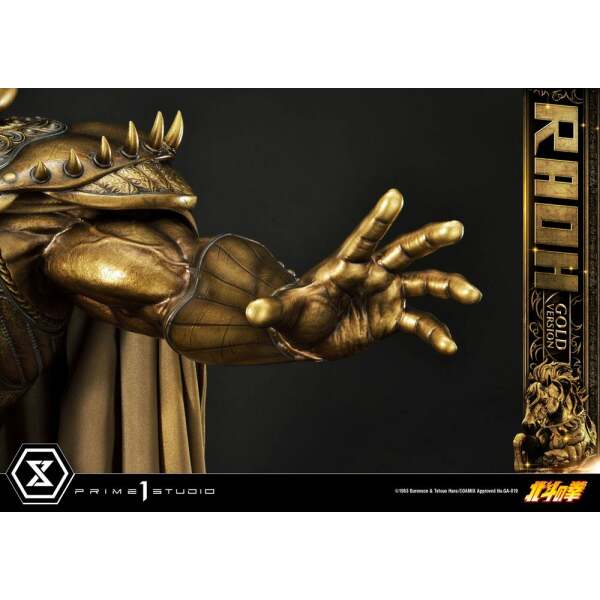 Estatua Raoh Gold Version Fist of the North Star 1/4 78 cm - Collector4U.com