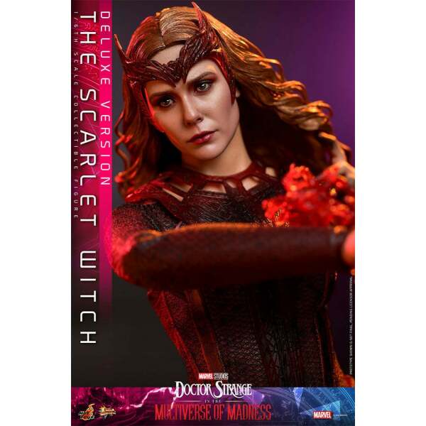 Figura The Scarlet Witch (Deluxe Version) Doctor Strange en el Multiverso de la Locura Movie Masterpiece 1/6  28 cm Hot Toys - Collector4U.com