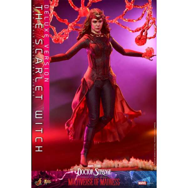 Figura The Scarlet Witch (Deluxe Version) Doctor Strange en el Multiverso de la Locura Movie Masterpiece 1/6  28 cm Hot Toys - Collector4U.com