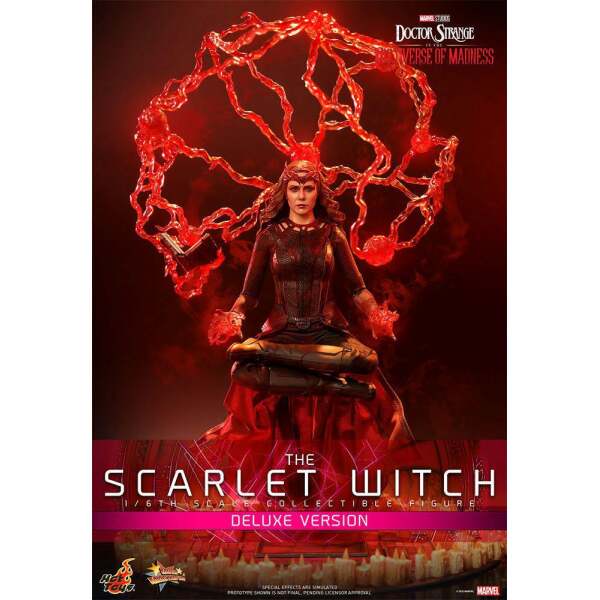 Figura The Scarlet Witch (Deluxe Version) Doctor Strange en el Multiverso de la Locura Movie Masterpiece 1/6  28 cm Hot Toys - Collector4U.com