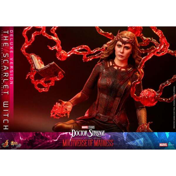 Figura The Scarlet Witch (Deluxe Version) Doctor Strange en el Multiverso de la Locura Movie Masterpiece 1/6  28 cm Hot Toys - Collector4U.com