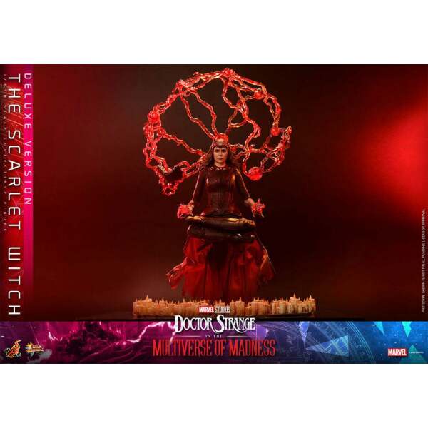 Figura The Scarlet Witch (Deluxe Version) Doctor Strange en el Multiverso de la Locura Movie Masterpiece 1/6  28 cm Hot Toys - Collector4U.com