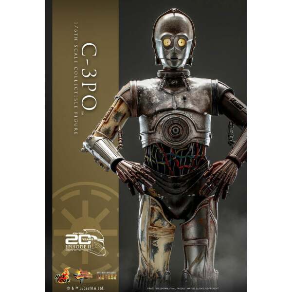 Figura C-3PO Star Wars: Episode II 1/6  29 cm Hot Toys - Collector4U.com