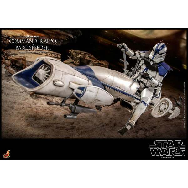 Figura Commander Appo & BARC Speeder Star Wars The Clone Wars 1/6 30 cm Hot Toys - Collector4U.com