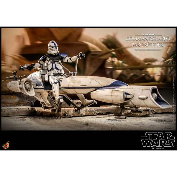 Figura Commander Appo & BARC Speeder Star Wars The Clone Wars 1/6 30 cm Hot Toys - Collector4U.com