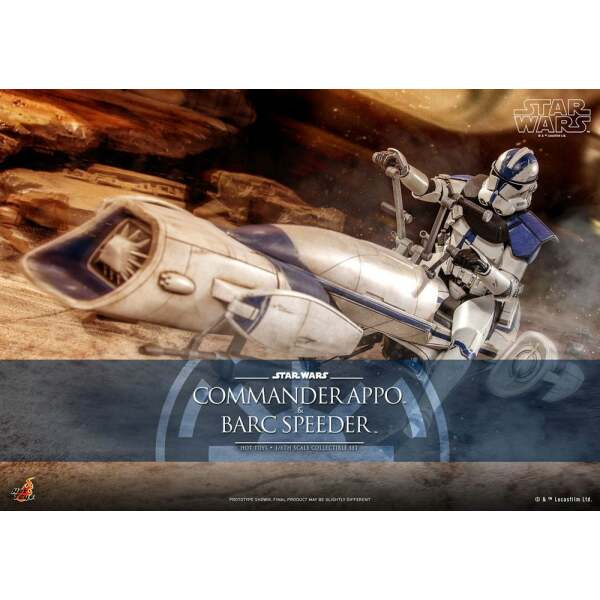 Figura Commander Appo & BARC Speeder Star Wars The Clone Wars 1/6 30 cm Hot Toys - Collector4U.com