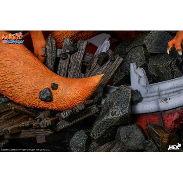 Estatua Battle of Destiny Namikaze Minato vs Kurama Naruto Shippuden 1/8 59 cm - Collector4U.com