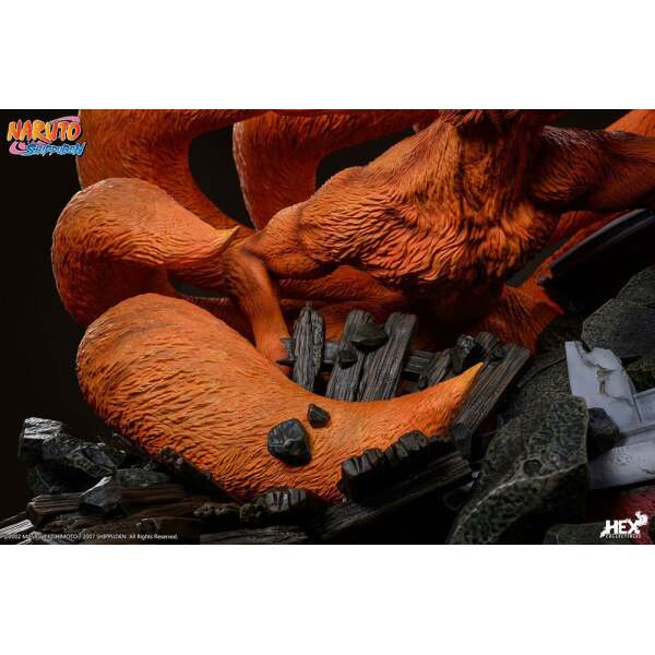 Estatua Battle of Destiny Namikaze Minato vs Kurama Naruto Shippuden 1/8 59 cm - Collector4U.com