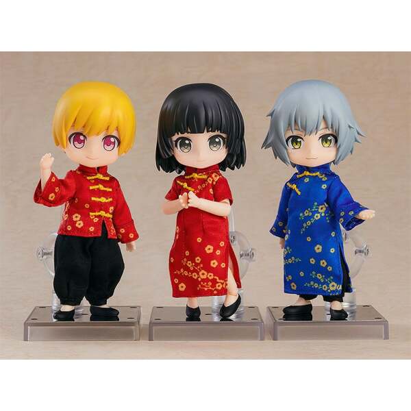 Accesorios para las Figuras Nendoroid Original Character Doll Outfit Set: Long Length Chinese Outfit (Red) GSC - Collector4U.com