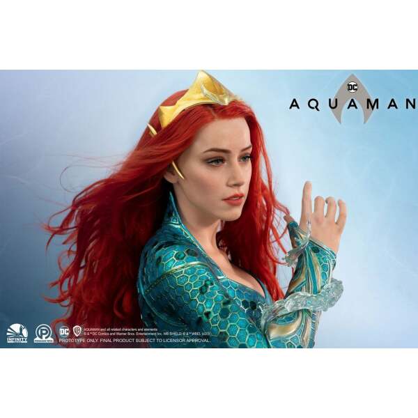 Busto Mera Aquaman tamaño real 97 cm Infinity Studio - Collector4U.com