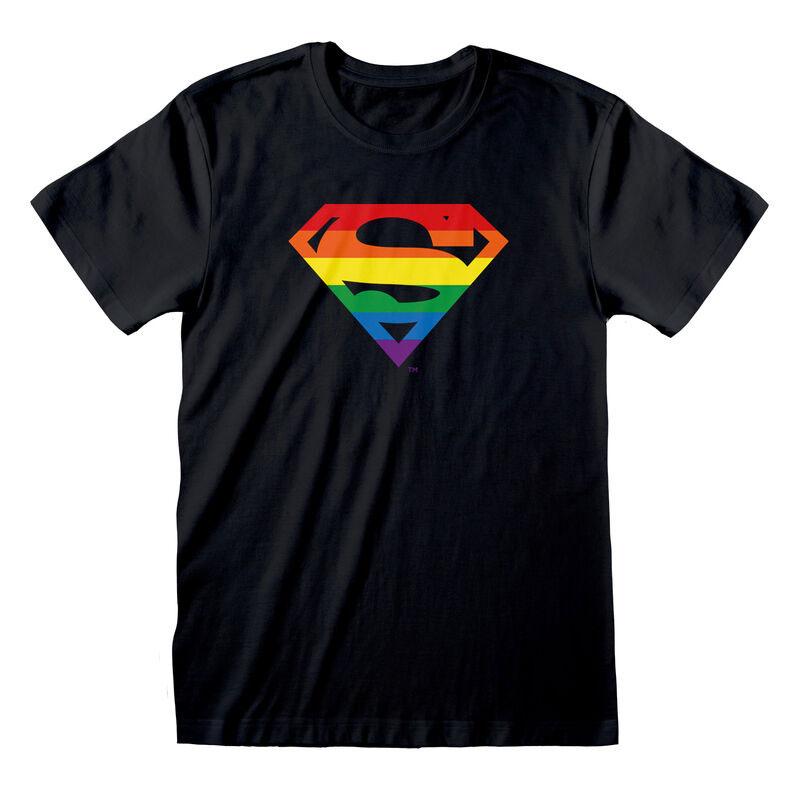 Camiseta Superman Logo DC Pride talla S DC Comics