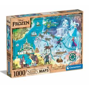 Disney Story Maps Puzzle Frozen: El reino del hielo (1000 piezas) - Collector4U.com