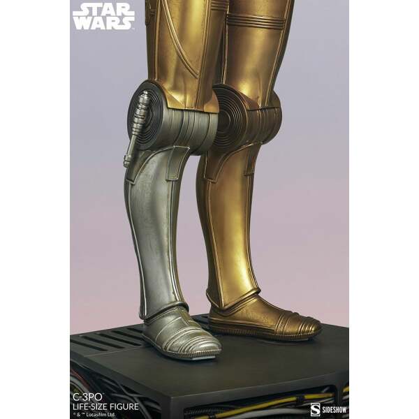 Estatua tamaño real C-3PO Star Wars 188 cm Sideshow - Collector4U.com