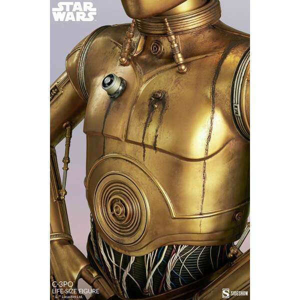 Estatua tamaño real C-3PO Star Wars 188 cm Sideshow - Collector4U.com