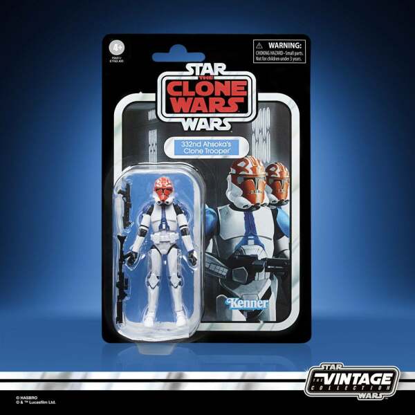 Figura 2022 332nd Ahsoka's Clone Trooper Star Wars: The Clone Wars Vintage Collection 10 cm Hasbro - Collector4U.com