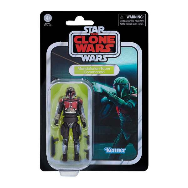 Figura 2022 Mandalorian Super Commando Star Wars: The Clone Wars Vintage Collection 10 cm Hasbro - Collector4U.com