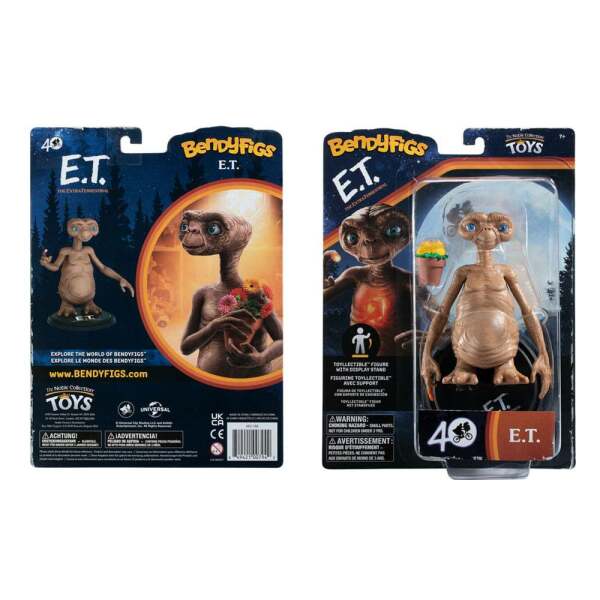 Figura E.T.  E.T., el extraterrestre Maleable Bendyfigs 14 cm Noble Collection - Collector4U.com