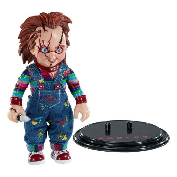 Figura Maleable Bendyfigs Chucky, Chucky el muñeco diabólico 14 cm - Collector4U.com