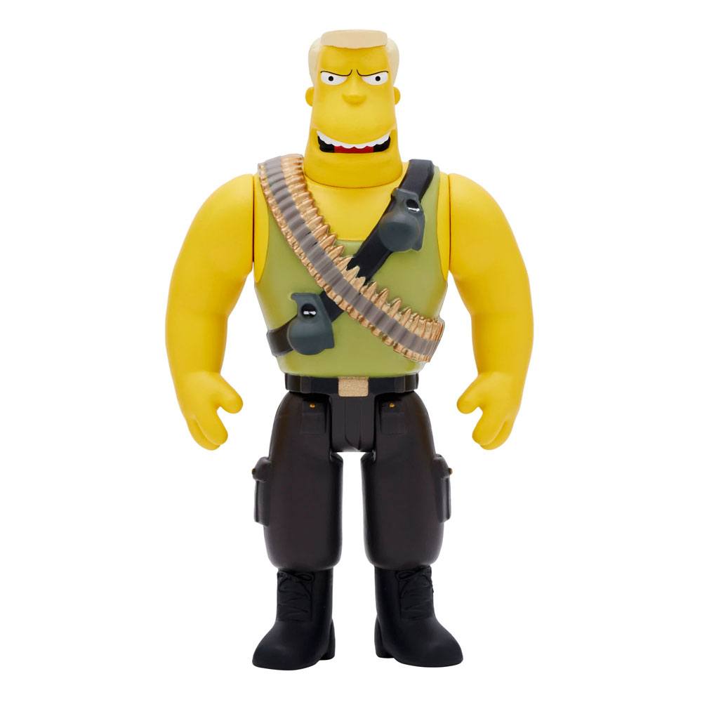 Figura ReAction McBain (Commando) Los Simpson Wave 1 McBain 10 cm Super7