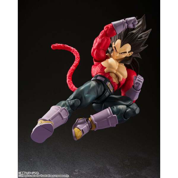 Figura S.H. Figuarts Super Saiyan 4 Vegeta Dragon Ball GT 13 cm Bandai - Collector4u.com