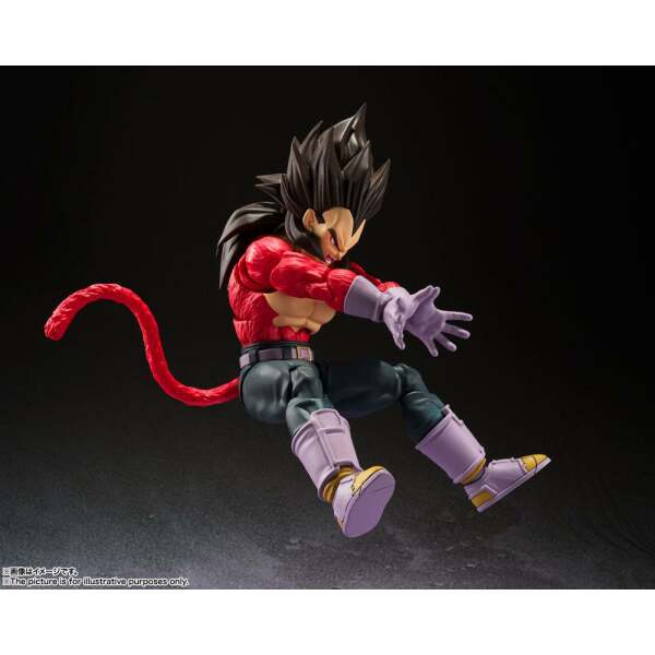 Figura S.H. Figuarts Super Saiyan 4 Vegeta Dragon Ball GT 13 cm Bandai - Collector4u.com