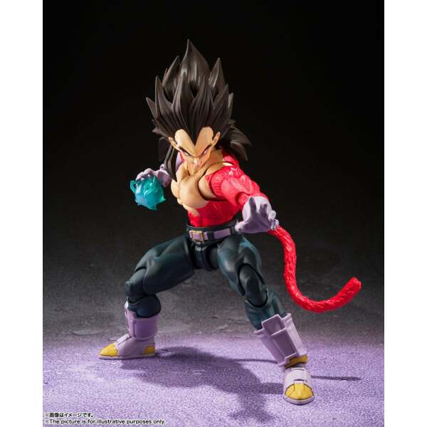 Figura S.H. Figuarts Super Saiyan 4 Vegeta Dragon Ball GT 13 cm Bandai - Collector4u.com