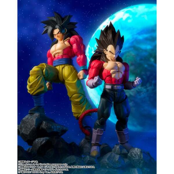 Figura S.H. Figuarts Super Saiyan 4 Vegeta Dragon Ball GT 13 cm Bandai - Collector4u.com