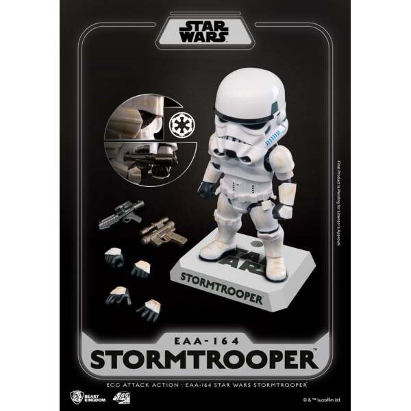 Figura Stormtrooper Star Wars Egg Attack 16 cm Beast Kingdom Toys - Collector4U.com