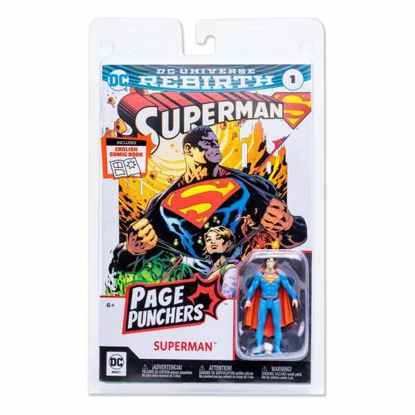 Figura & Cómic Superman (Rebirth) DC Page Punchers 8 cm McFarlane Toys - Collector4U.com