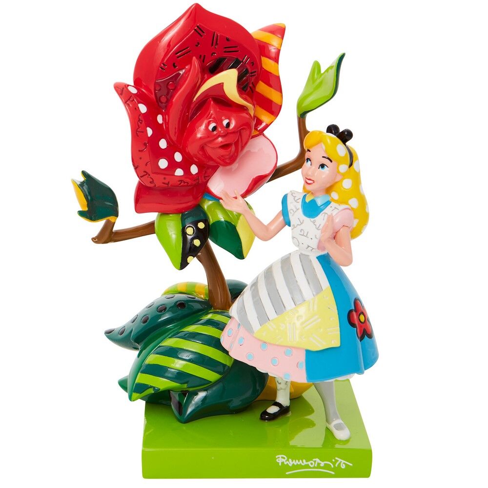 Figura decorativa Disney Alicia y la rosa Enesco