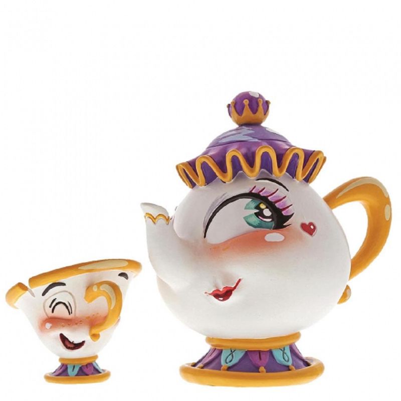 Figura decorativa Mrs Potts y Chip guiño de Enesco