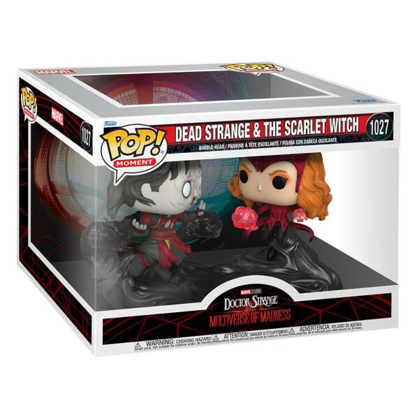 Funko Dead Strange & The Scarlet Witch Doctor Strange in the Multiverse of Madness Pack de 2 POP Moment! Vinyl Figuras 9 cm - Collector4U.com