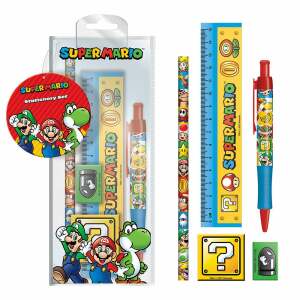 Juego de 5 Piezas Para Escribir Super Mario Pyramid - Collector4U.com