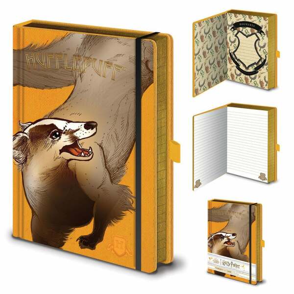 Libreta Premium Hufflepuff Harry Potter - Collector4U.com