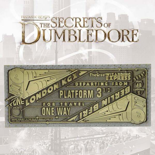Réplica The Great Wizarding Express Limited Edition Train Ticket Animales fantásticos - Collector4U.com