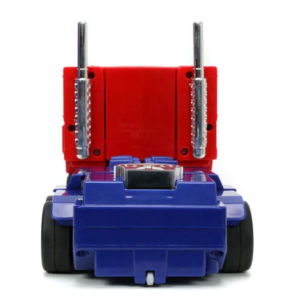 Robot transformable con radiocontrol Optimus Prime Transformers (G1 Version) 30 cm en primicia Jada Toys - Collector4U.com