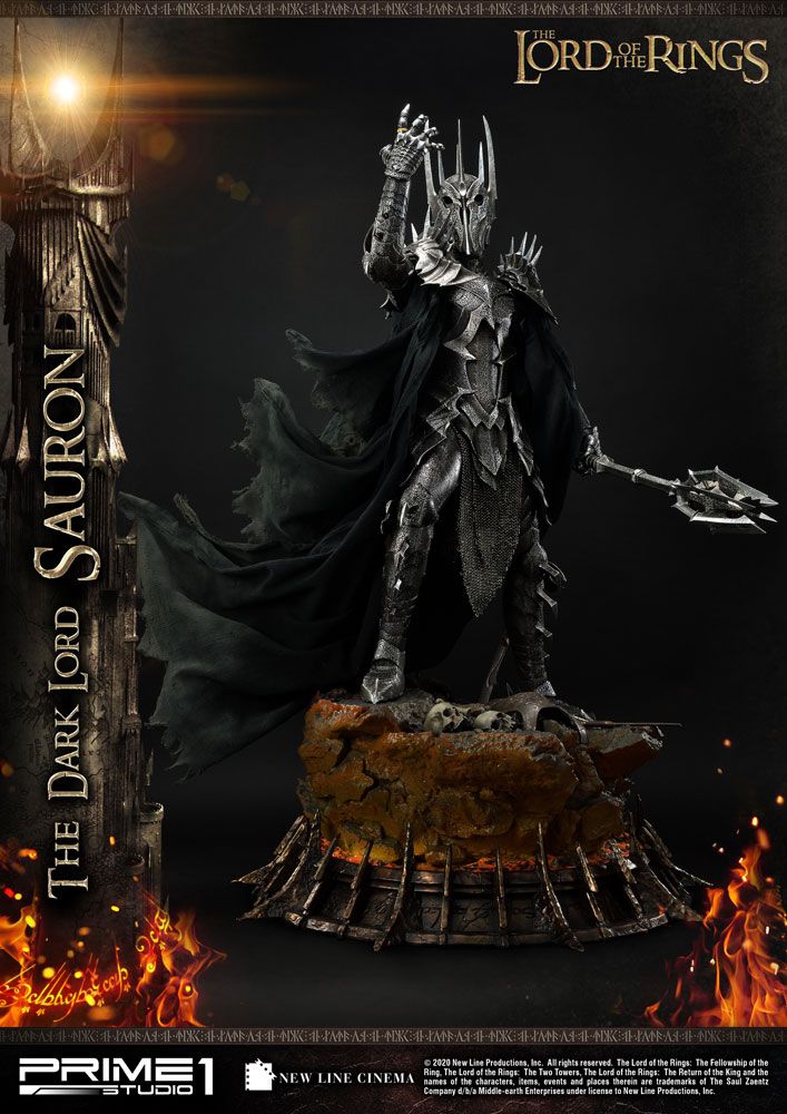 Estatua The Dark Lord Sauron El Señor de los Anillos 1/4 109 cm