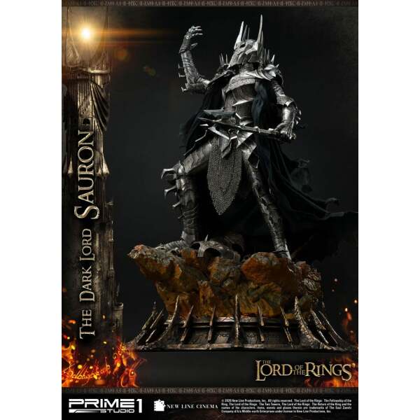 Estatua The Dark Lord Sauron El Señor de los Anillos 1/4 109 cm - Collector4u.com