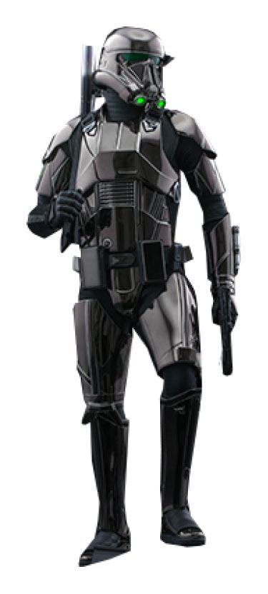 Figura Death Trooper (Black Chrome) Star Wars 1/6 2022 Convention Exclusive 32 cm